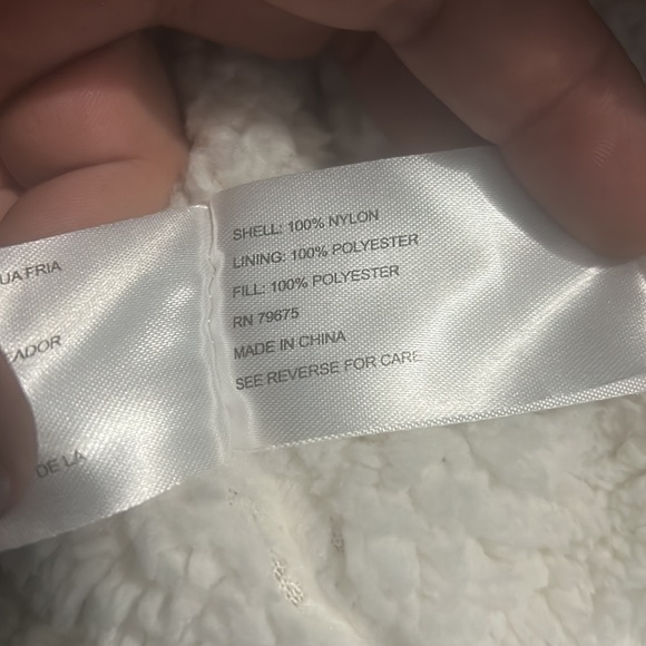 Michael Kors girls faux fur lined puffer zip up jacket - Picture 8 of 8